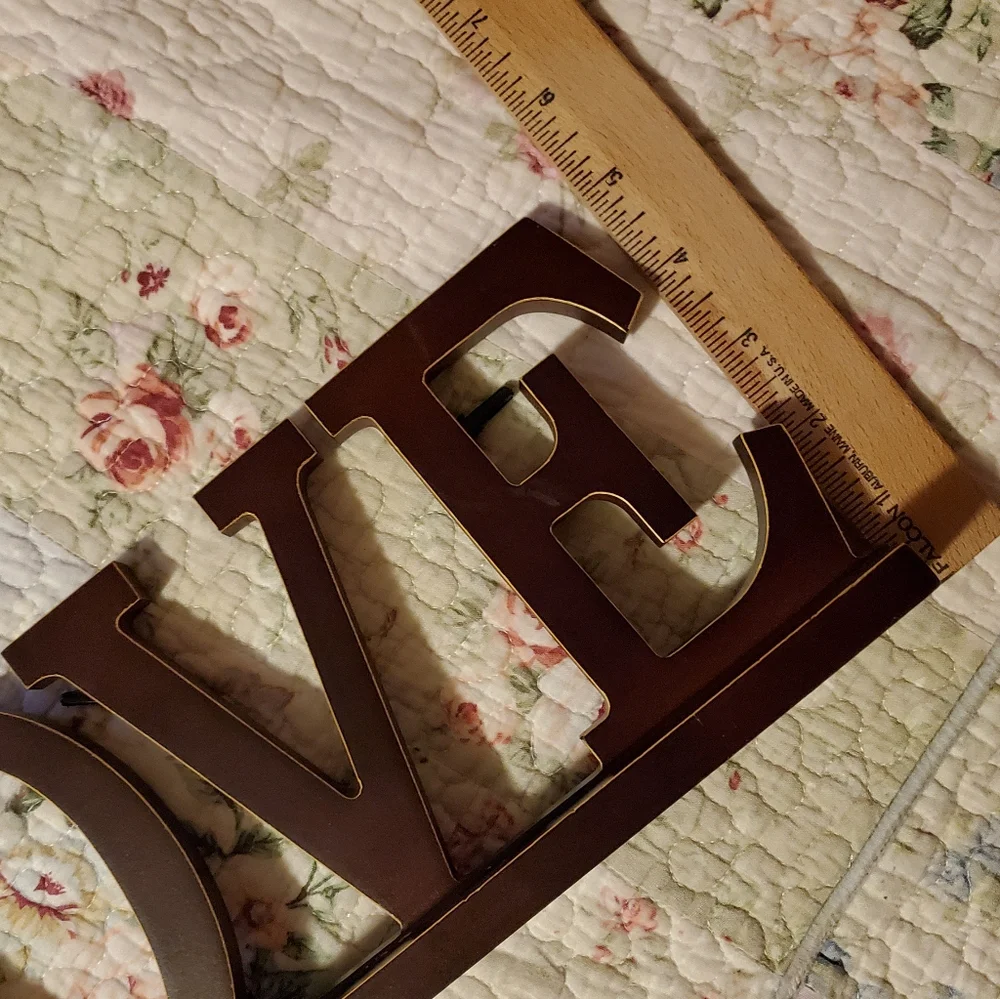 LOVE Wooden Photo / Card Holder Home Decor